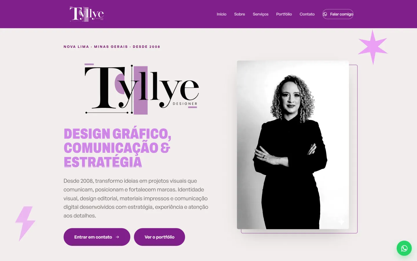 Site da Tyllye Melo Designer
